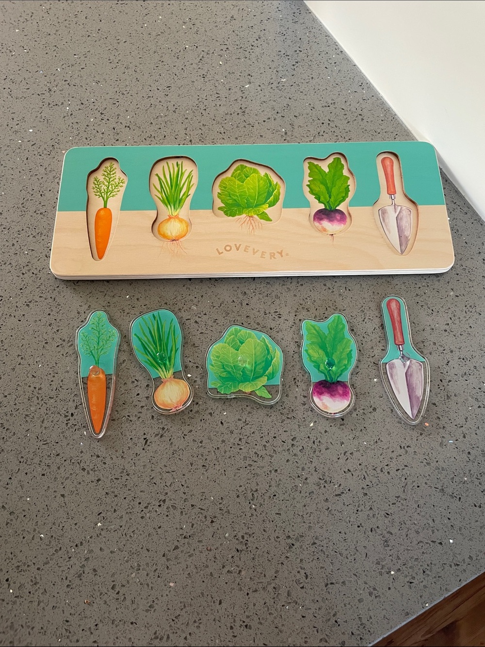 Lovevery Community Garden Puzzle - Picture 2 of 2